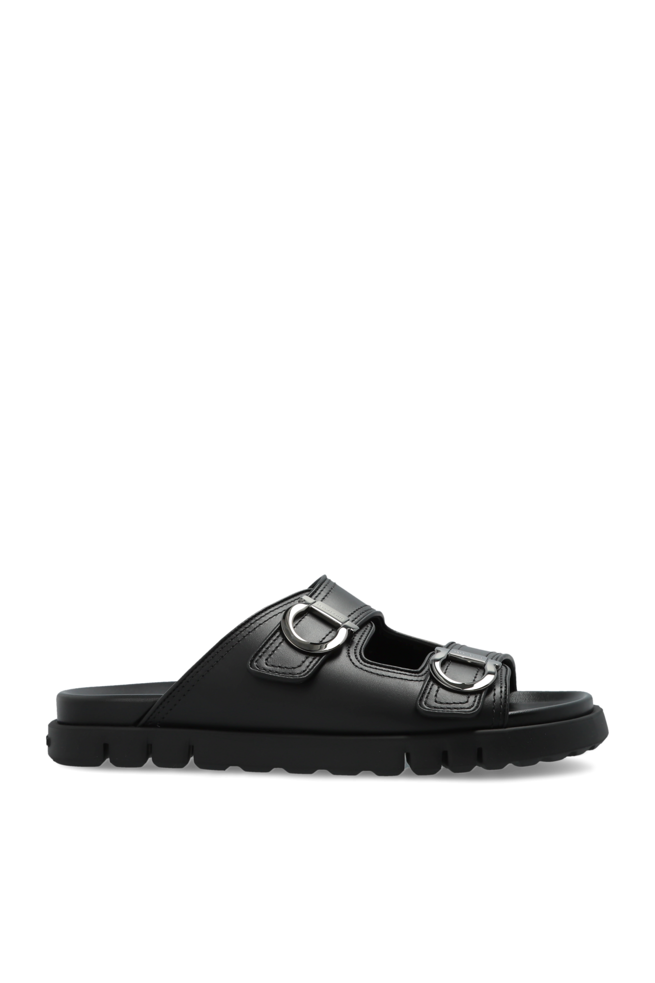 FERRAGAMO Leather sandals Colly | Men's Shoes | Vitkac